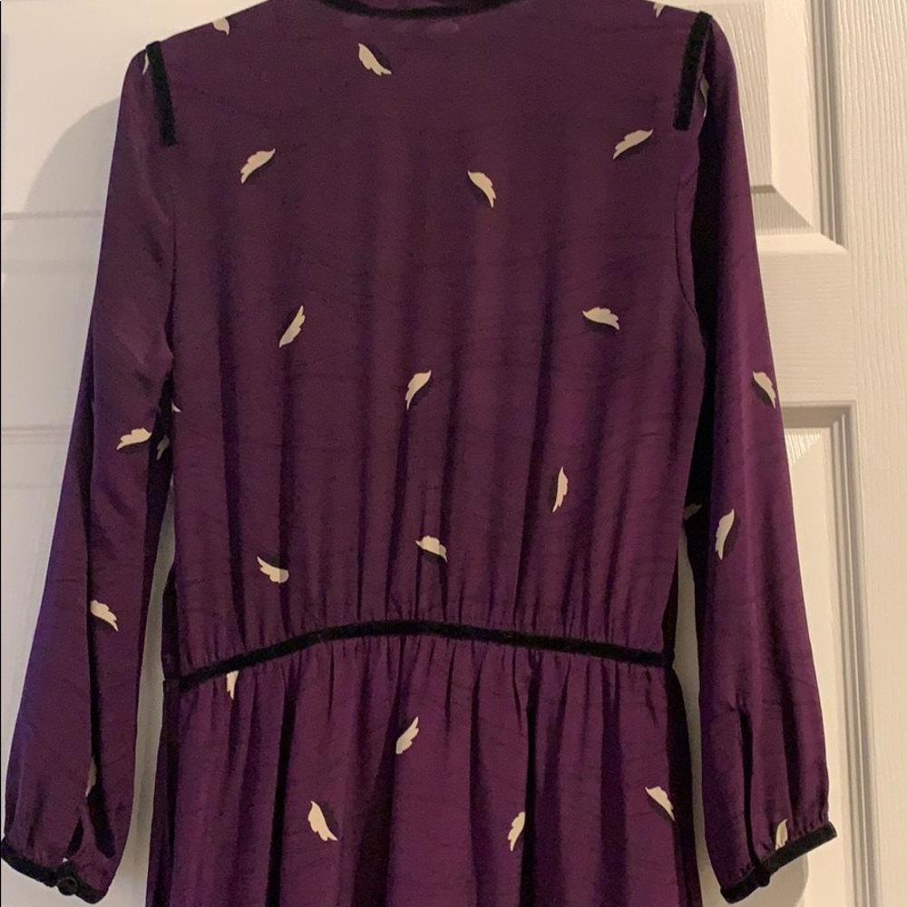 Juicy Couture 0 Feather plum dress - Picture 4 of 9